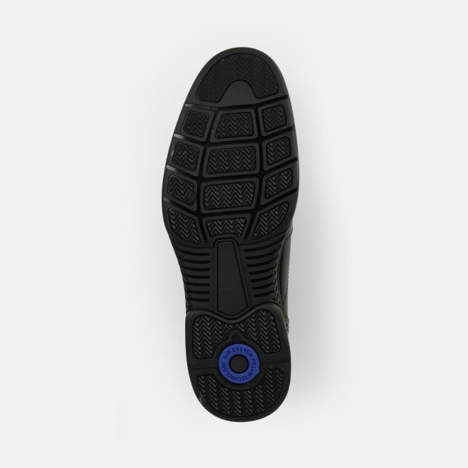 J.Fontini Men Black Formal Moccasin (SKU: 14-1668-11-40)