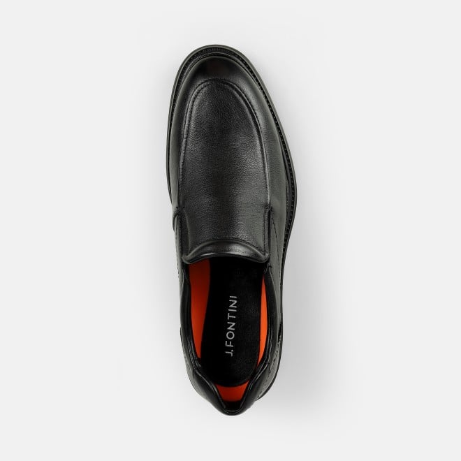 J.Fontini Men Black Formal Moccasin (SKU: 14-1668-11-40)