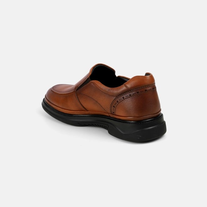 J.Fontini Men Tan Formal Moccasin (SKU: 14-1668-23-41)