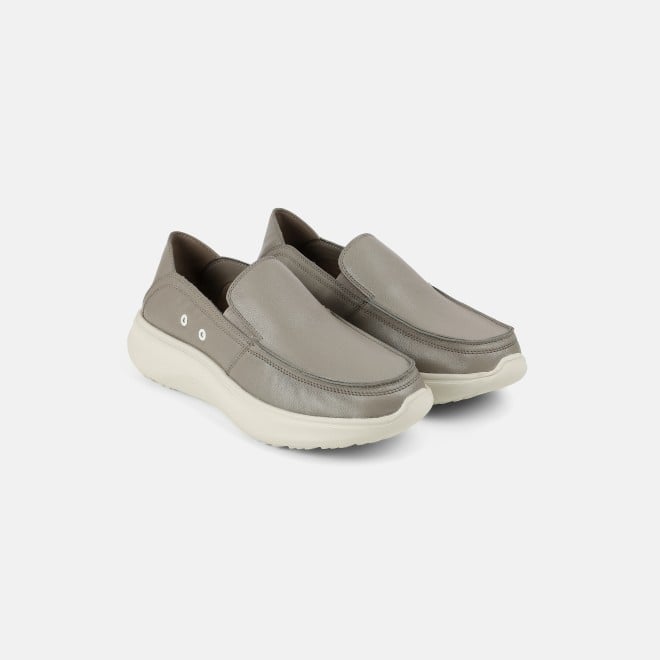 J.Fontini Men Khaki Casual Loafers (SKU: 14-1669-62-41)