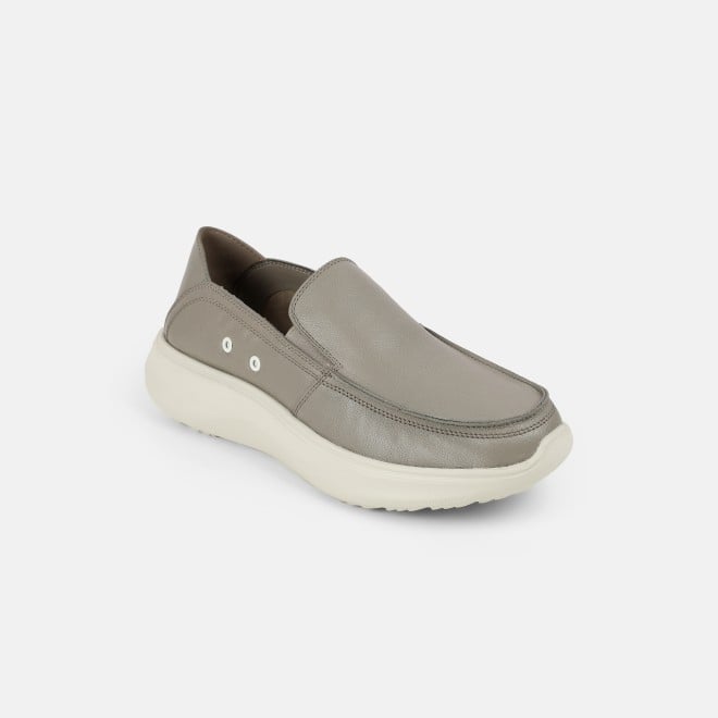 J.Fontini Men Khaki Casual Loafers (SKU: 14-1669-62-41)