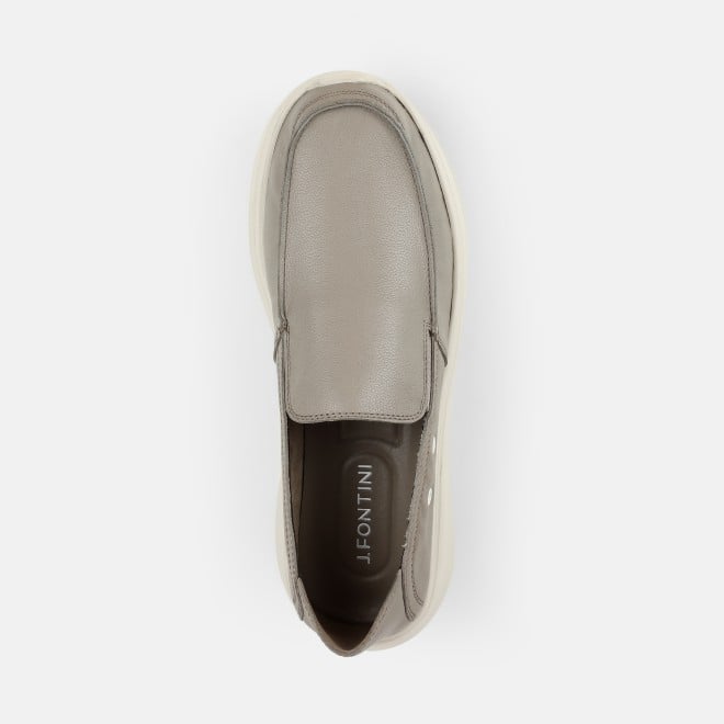 J.Fontini Men Khaki Casual Loafers (SKU: 14-1669-62-41)