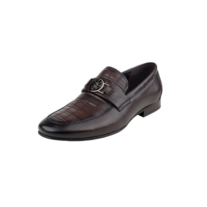 J.Fontini Men Coffee Formal Moccasin (SKU: 14-1670-55-41)