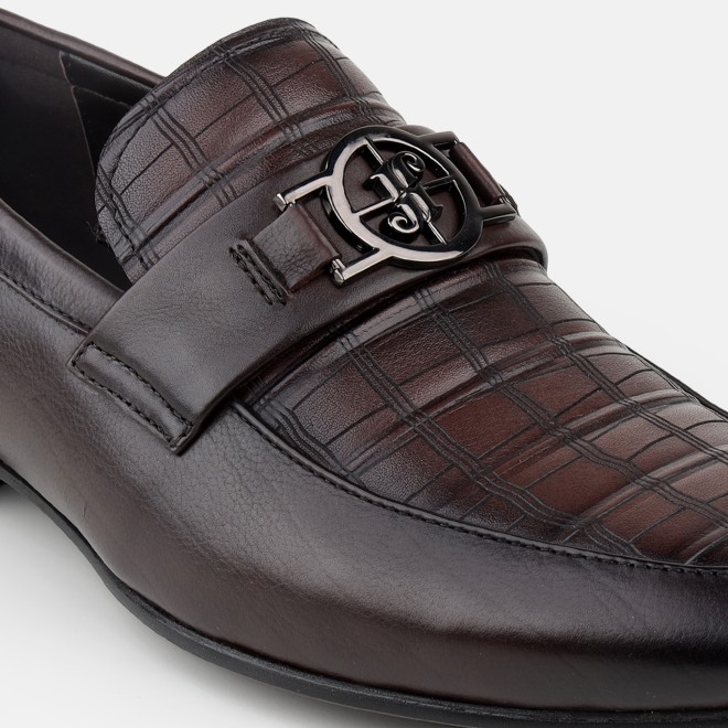 J.Fontini Men Coffee Formal Moccasin (SKU: 14-1670-55-41)