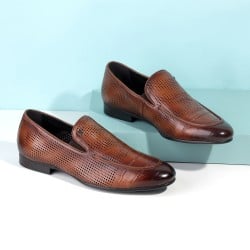 Men Tan Formal Moccasin