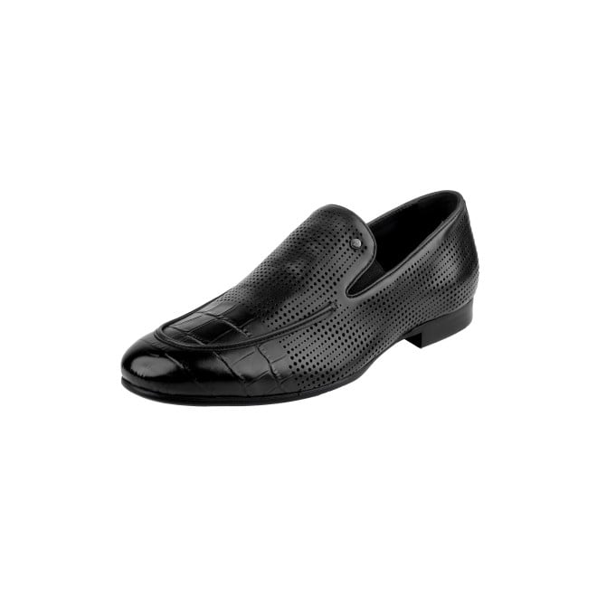 J.Fontini Men Black Formal Moccasin (SKU: 14-1671-11-41)
