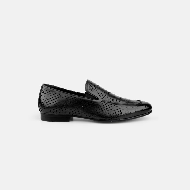 J.Fontini Men Black Formal Moccasin (SKU: 14-1671-11-41)