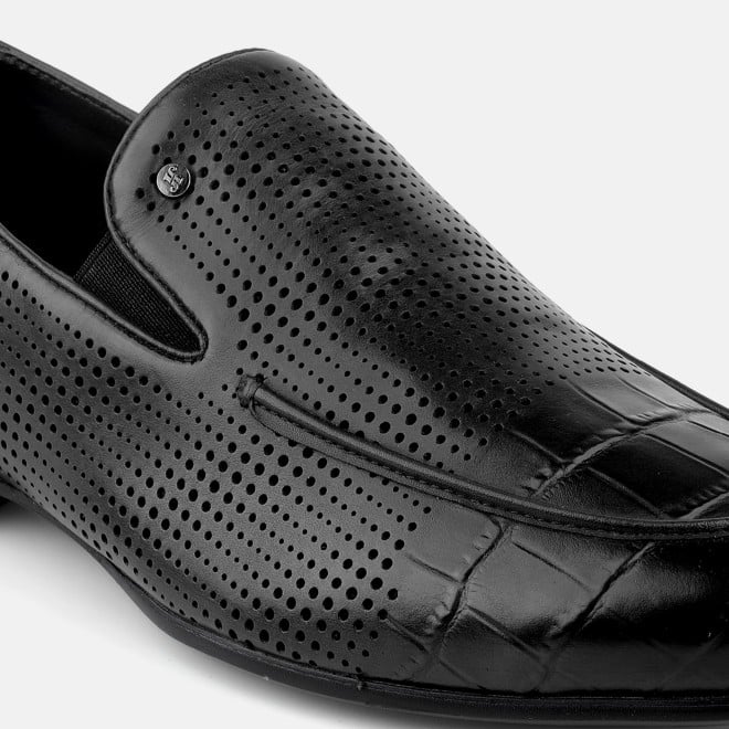 J.Fontini Men Black Formal Moccasin (SKU: 14-1671-11-41)