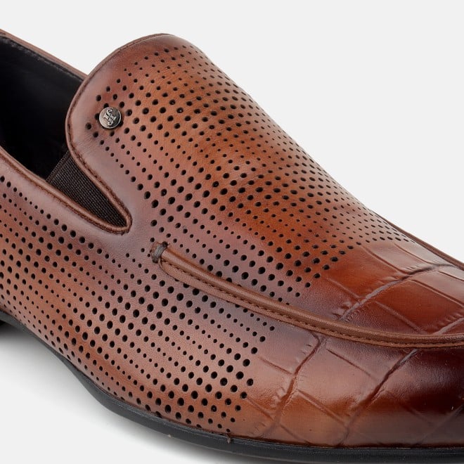 J.Fontini Men Tan Formal Moccasin (SKU: 14-1671-23-43)