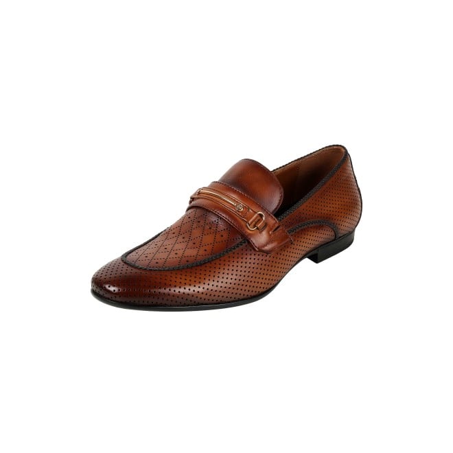 J.Fontini Men Tan Formal Moccasin (SKU: 14-1672-23-41)