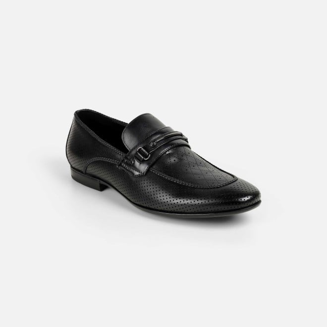 J.Fontini Men Black Formal Moccasin (SKU: 14-1672-11-40)