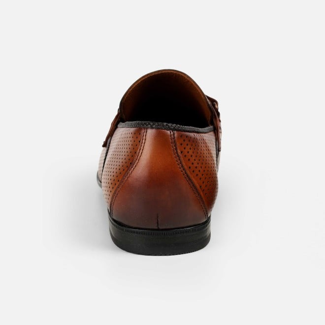 J.Fontini Men Tan Formal Moccasin (SKU: 14-1672-23-41)