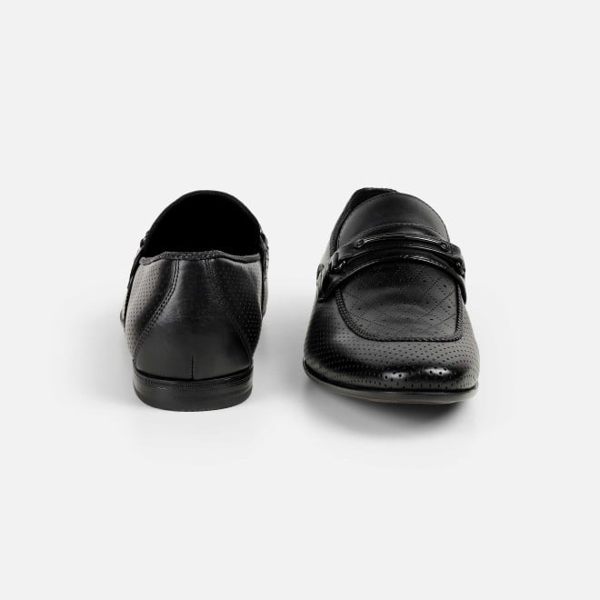 J.Fontini Men Black Formal Moccasin (SKU: 14-1672-11-40)