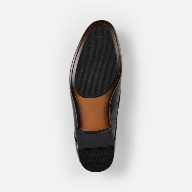 J.Fontini Men Black Formal Moccasin (SKU: 14-1672-11-40)