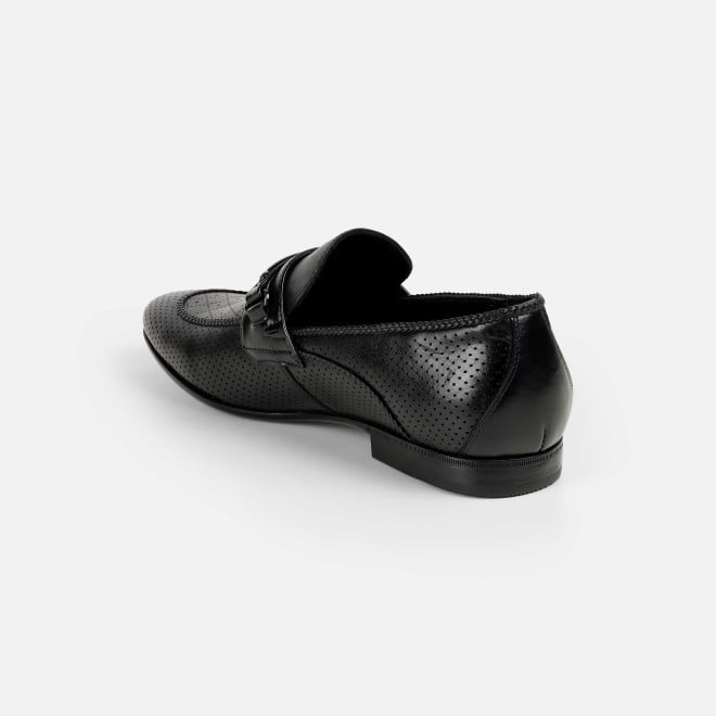 J.Fontini Men Black Formal Moccasin (SKU: 14-1672-11-40)