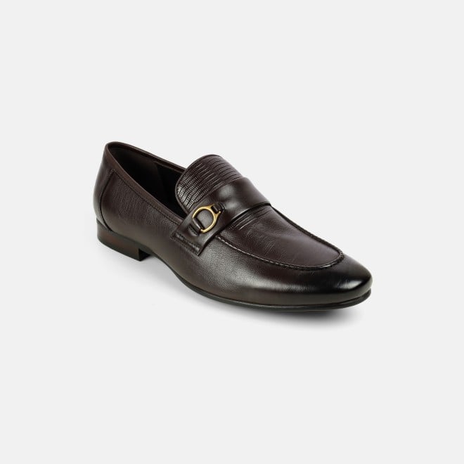 J.Fontini Men Coffee Formal Moccasin