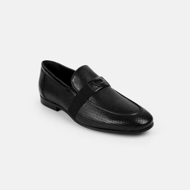 J.Fontini Men Black Formal Moccasin (SKU: 14-1674-11-41)