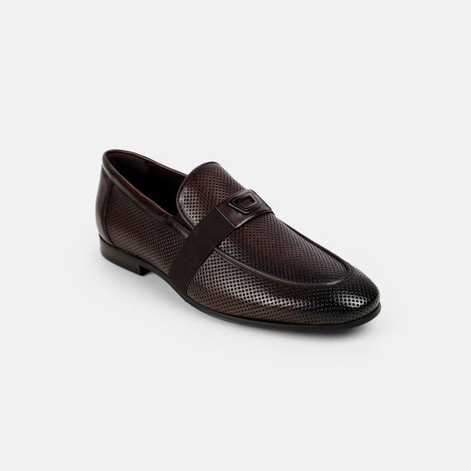 J.Fontini Men Brown Formal Moccasin (SKU: 14-1674-12-41)