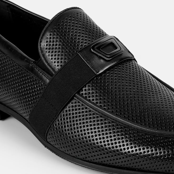 J.Fontini Men Black Formal Moccasin (SKU: 14-1674-11-41)