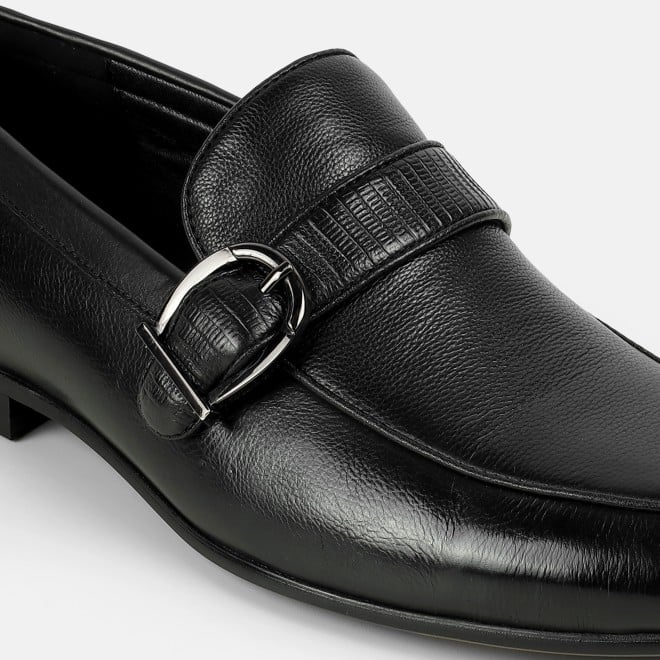 J.Fontini Men Black Formal Moccasin (SKU: 14-1675-11-40)