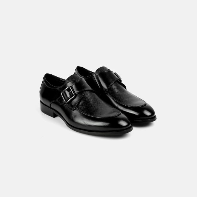 J.Fontini Men Black Formal Monk (SKU: 14-1676-11-40)