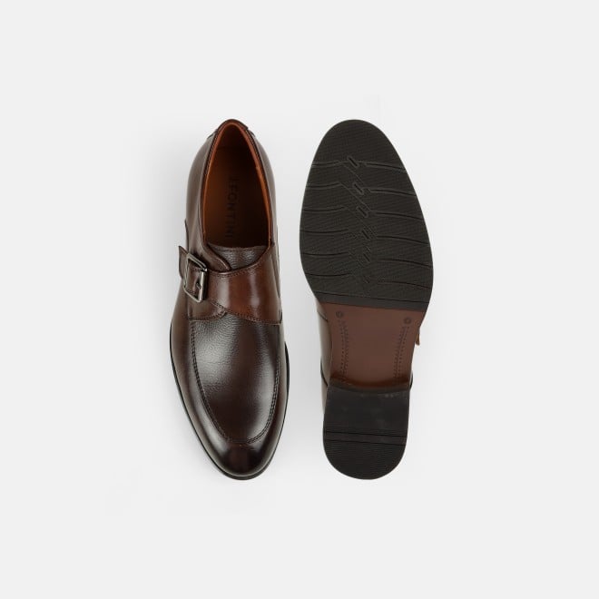 J.Fontini Men Brown Formal Monk (SKU: 14-1676-12-41)