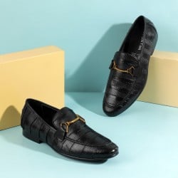 Men Black Formal Moccasin