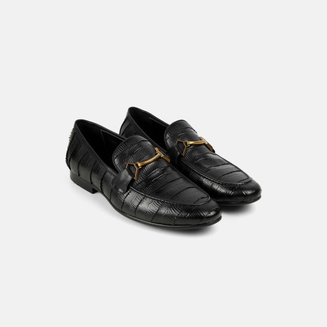 J.Fontini Men Black Formal Moccasin (SKU: 14-1677-11-40)