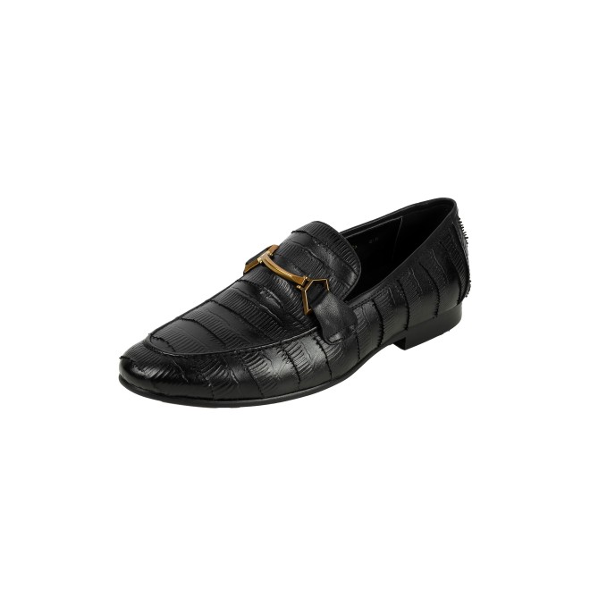 J.Fontini Men Black Formal Moccasin (SKU: 14-1677-11-40)