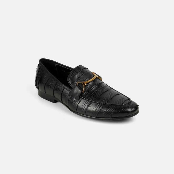 J.Fontini Men Black Formal Moccasin (SKU: 14-1677-11-40)