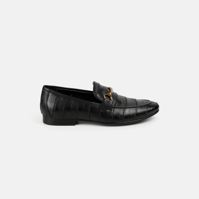 J.Fontini Men Black Formal Moccasin (SKU: 14-1677-11-40)