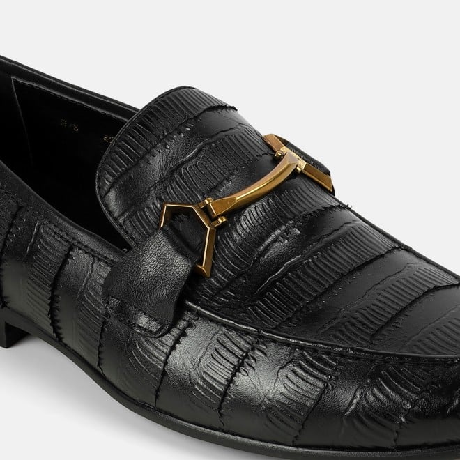 J.Fontini Men Black Formal Moccasin (SKU: 14-1677-11-40)