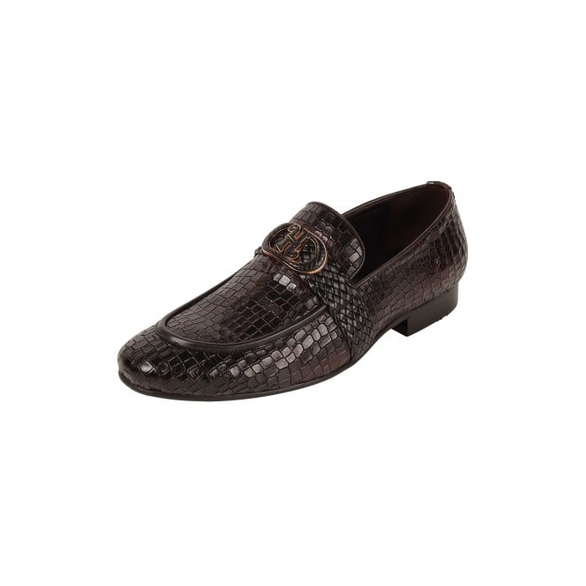 J.Fontini Men Brown Formal Moccasin (SKU: 14-1678-12-42)