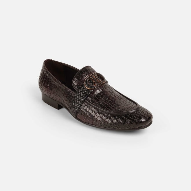 J.Fontini Men Brown Formal Moccasin (SKU: 14-1678-12-42)
