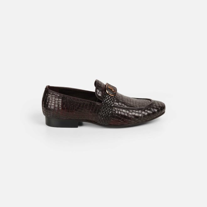 J.Fontini Men Brown Formal Moccasin (SKU: 14-1678-12-42)