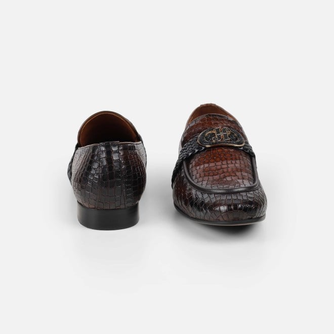 J.Fontini Men Tan Formal Moccasin (SKU: 14-1678-23-44)