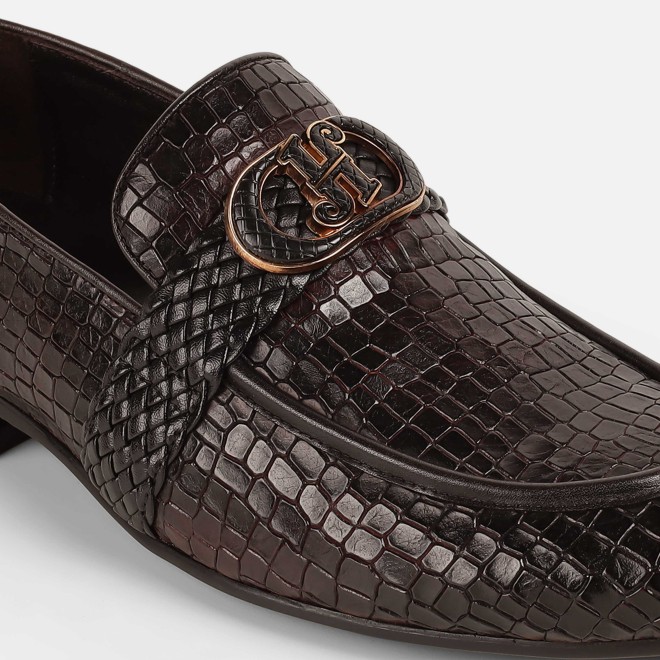 J.Fontini Men Brown Formal Moccasin (SKU: 14-1678-12-42)