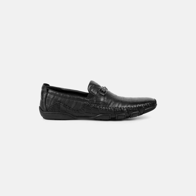 J.Fontini Men Black Casual Loafers (SKU: 14-1679-11-40)