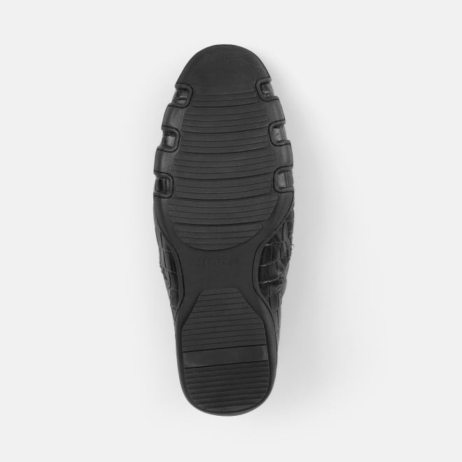 J.Fontini Men Black Casual Loafers (SKU: 14-1679L-11-46)