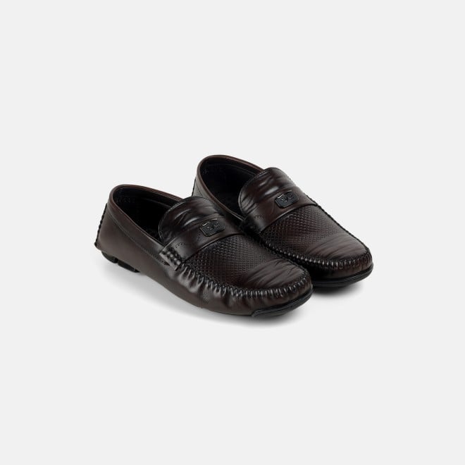 J.Fontini Men Brown Casual Loafers (SKU: 14-1681-12-40)