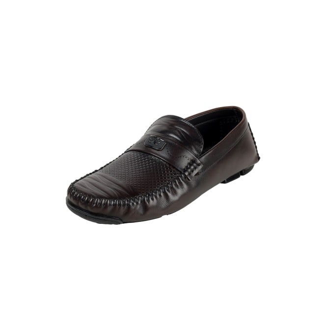 J.Fontini Men Brown Casual Loafers (SKU: 14-1681-12-40)