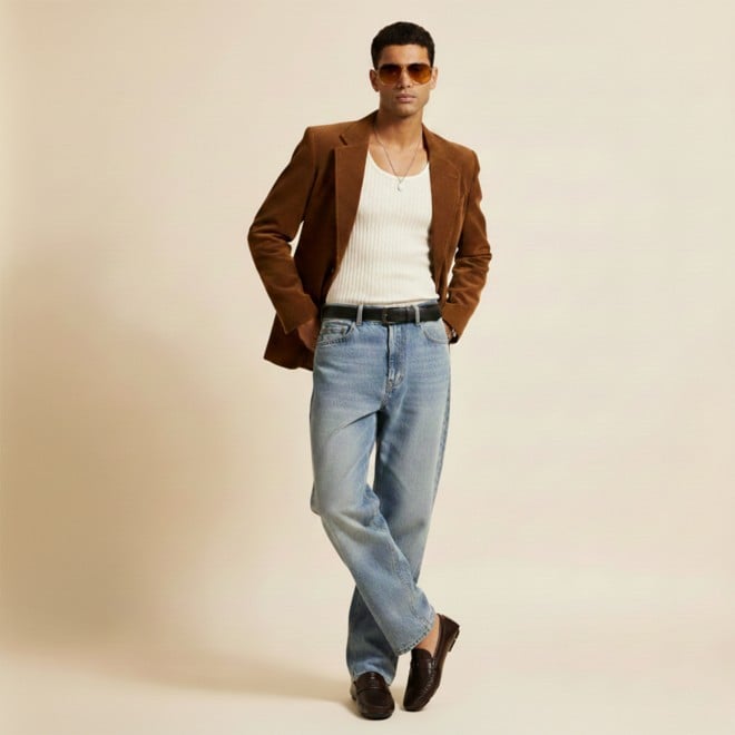 J.Fontini Men Brown Casual Loafers (SKU: 14-1681-12-40)