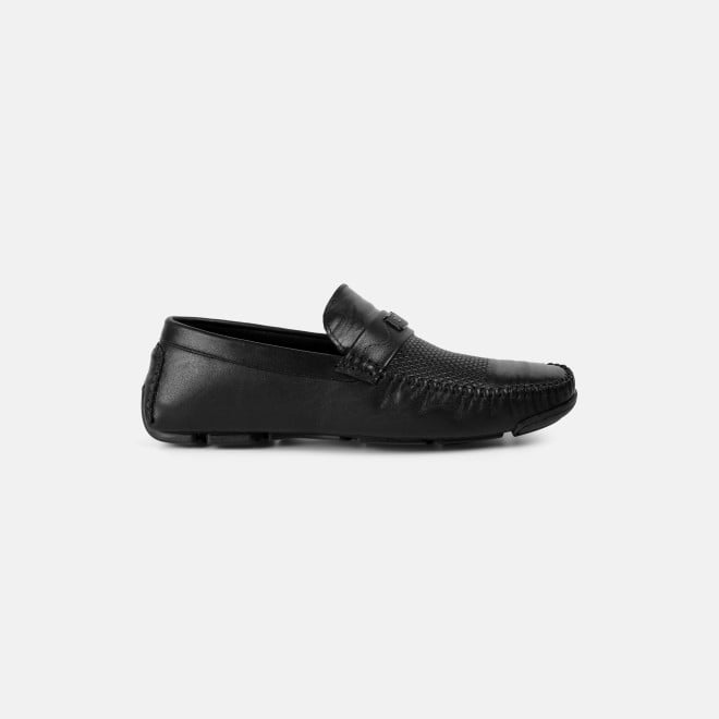 J.Fontini Men Black Casual Loafers (SKU: 14-1681-11-40)