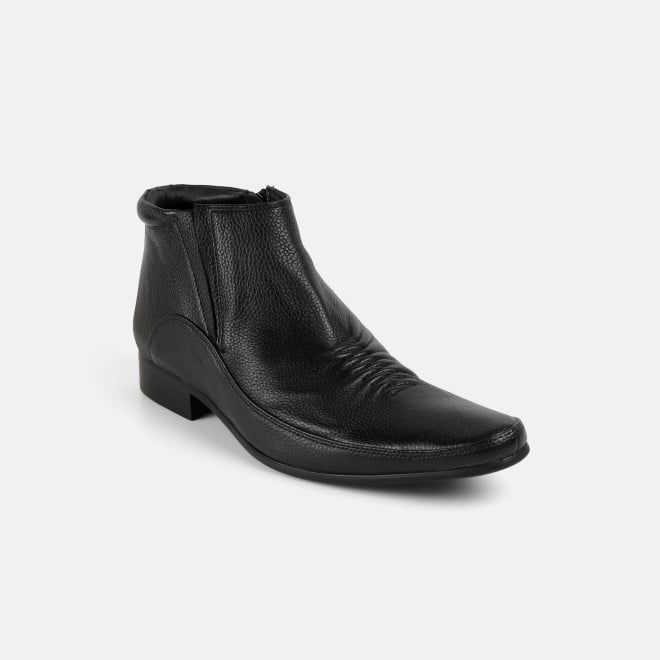 J.Fontini Men Black Formal Boots (SKU: 14-1682-11-40)