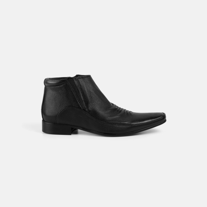 J.Fontini Men Black Formal Boots (SKU: 14-1682-11-40)