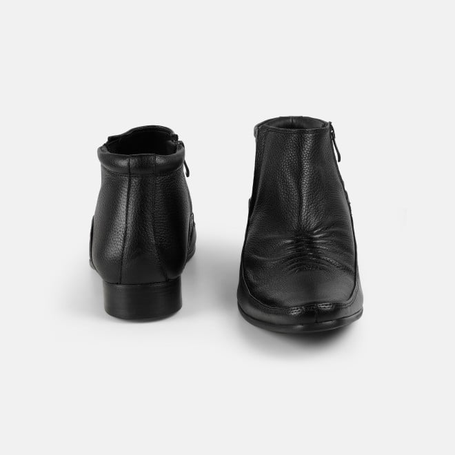 J.Fontini Men Black Formal Boots (SKU: 14-1682-11-40)