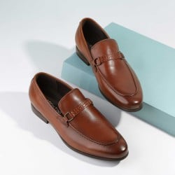 Men Tan Formal Moccasin