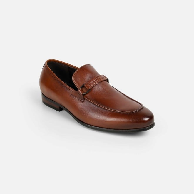 J.Fontini Men Tan Formal Moccasin (SKU: 14-1683-23-40)