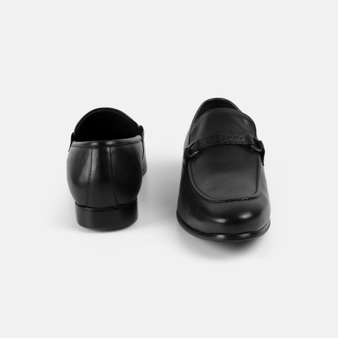 J.Fontini Men Black Formal Moccasin (SKU: 14-1683-11-40)