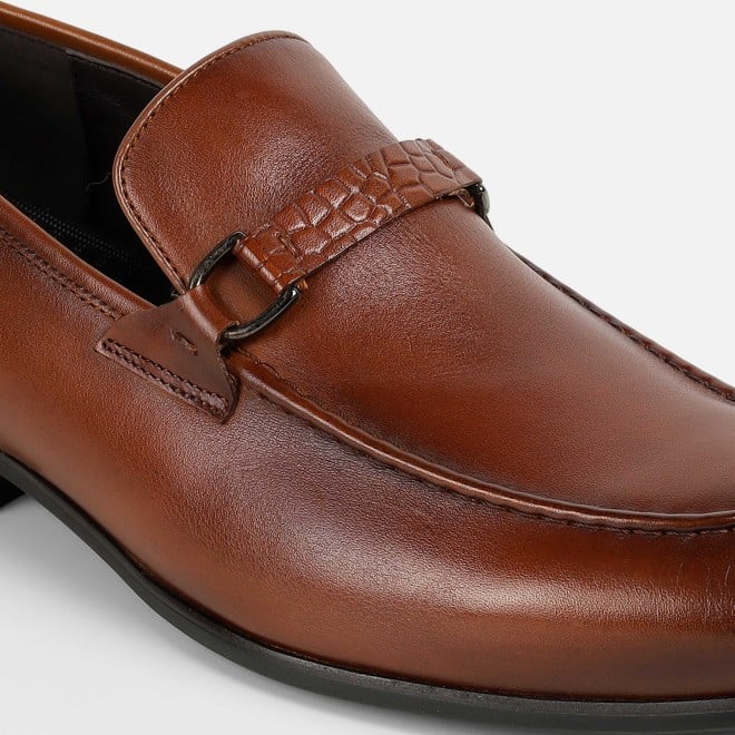 J.Fontini Men Tan Formal Moccasin (SKU: 14-1683-23-40)